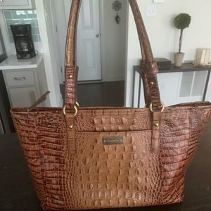 Brahmin Melbourne collection medium work croc tote